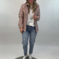 Leichtsteppjacke rosé, Gr. 34-44