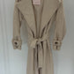 Teddy-Trenchcoat creme, Gr. 36-42