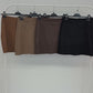 Veloursleder-Look Rock mit integrierter Shorts cognac, Gr. 36-42