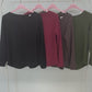Zeitloses Wohlfühlshirt Mara schwarz, Gr. 34-40