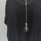 Sommerbluse (mit Kette) und Gummizug, Gr. 36-42