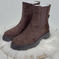 Boots - Wildlederoptik , Gr. 36-40