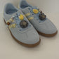 Sneaker Blumenzauber blau, Gr. 36-41