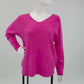 Pullover V-Ausschnitt pink, Gr. 36-42