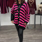 Lederlook Leggins mit Teddyfell schwarz, Gr. 36-46