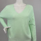 Pullover V-Ausschnitt mint, Gr. 36-42