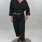 Jumpsuit schwarz, Gr. 38-44
