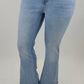 Jeans Schlag mit Glitzersteinen , Gr. 34-42