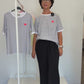Shirt „Herzmoment“ dunkelblau, Gr. 34-40