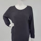 Pullover Rundhalsauschnitt schwarz, Gr. 36-42