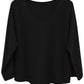 Basic Feinstrickpullover V-Ausschnitt schwarz, Gr. 36-42