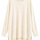 Oversize Pullover „Luna“ creme, Gr. 38-46