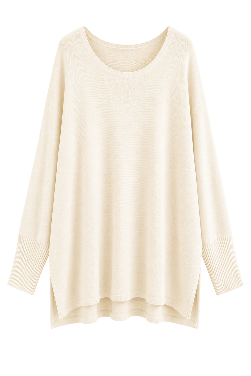 Oversize Pullover „Luna“ creme, Gr. 38-46