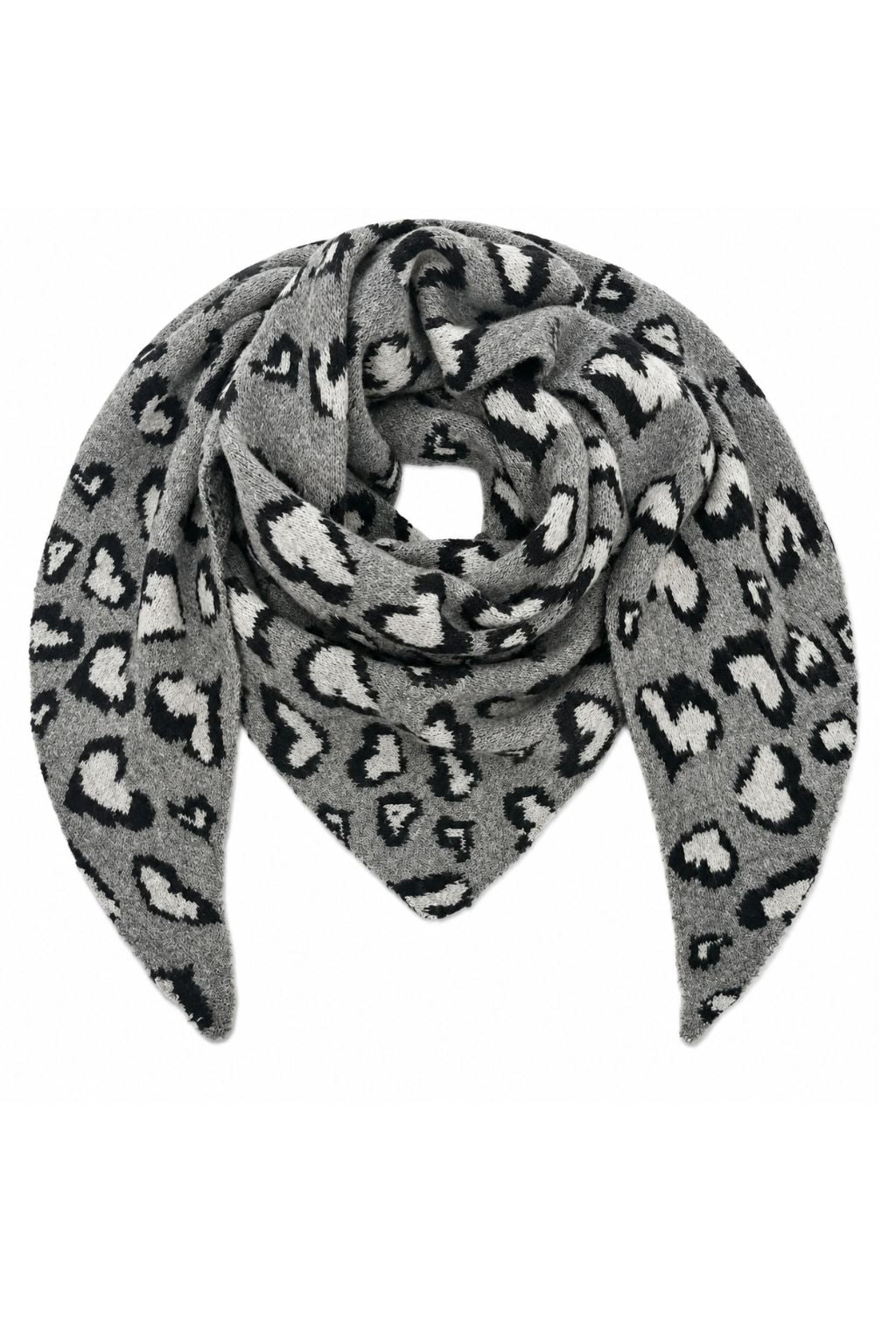 Leo Love Kuschelschal grau