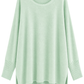 Oversize Pullover „Luna“ mint, Gr. 38-46