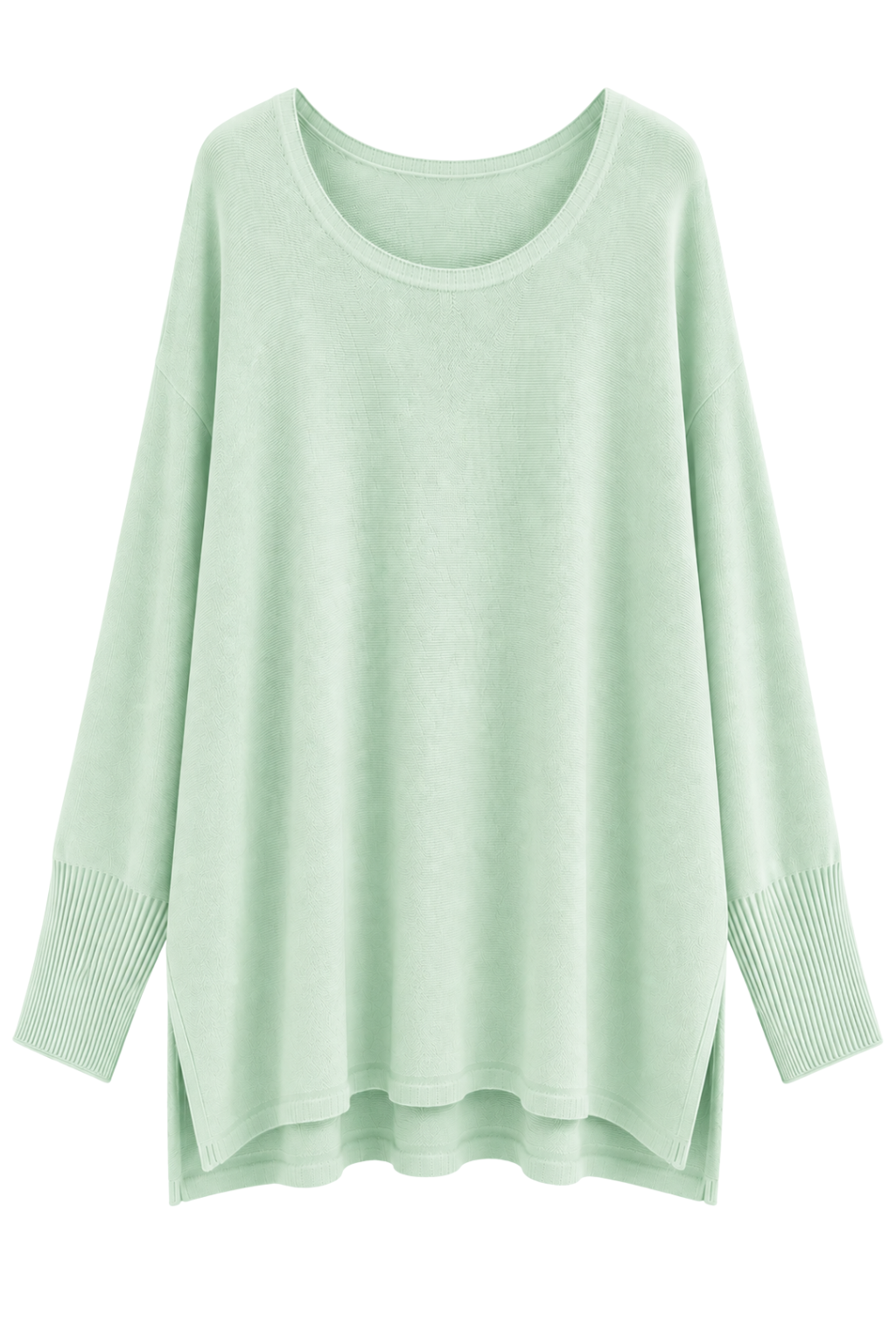 Oversize Pullover „Luna“ mint, Gr. 38-46