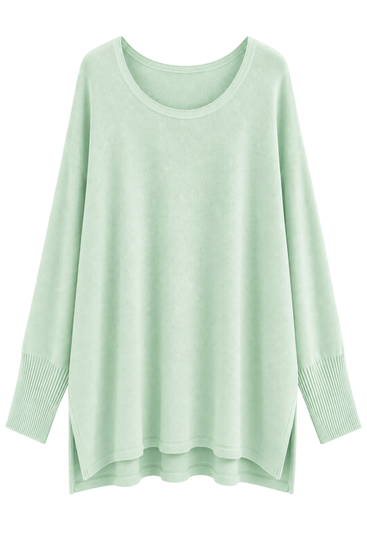 Oversize Pullover „Luna“ mint, Gr. 38-46