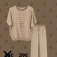 Set Punkte Liebe sandtaupe, Gr. 36-44