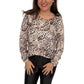 Langarmshirt mit Leopardenmuster beige/schwarz, Gr. 34-40