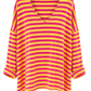 Shirt „Sunset Stripes“ gelb/pink, Gr. 38-44