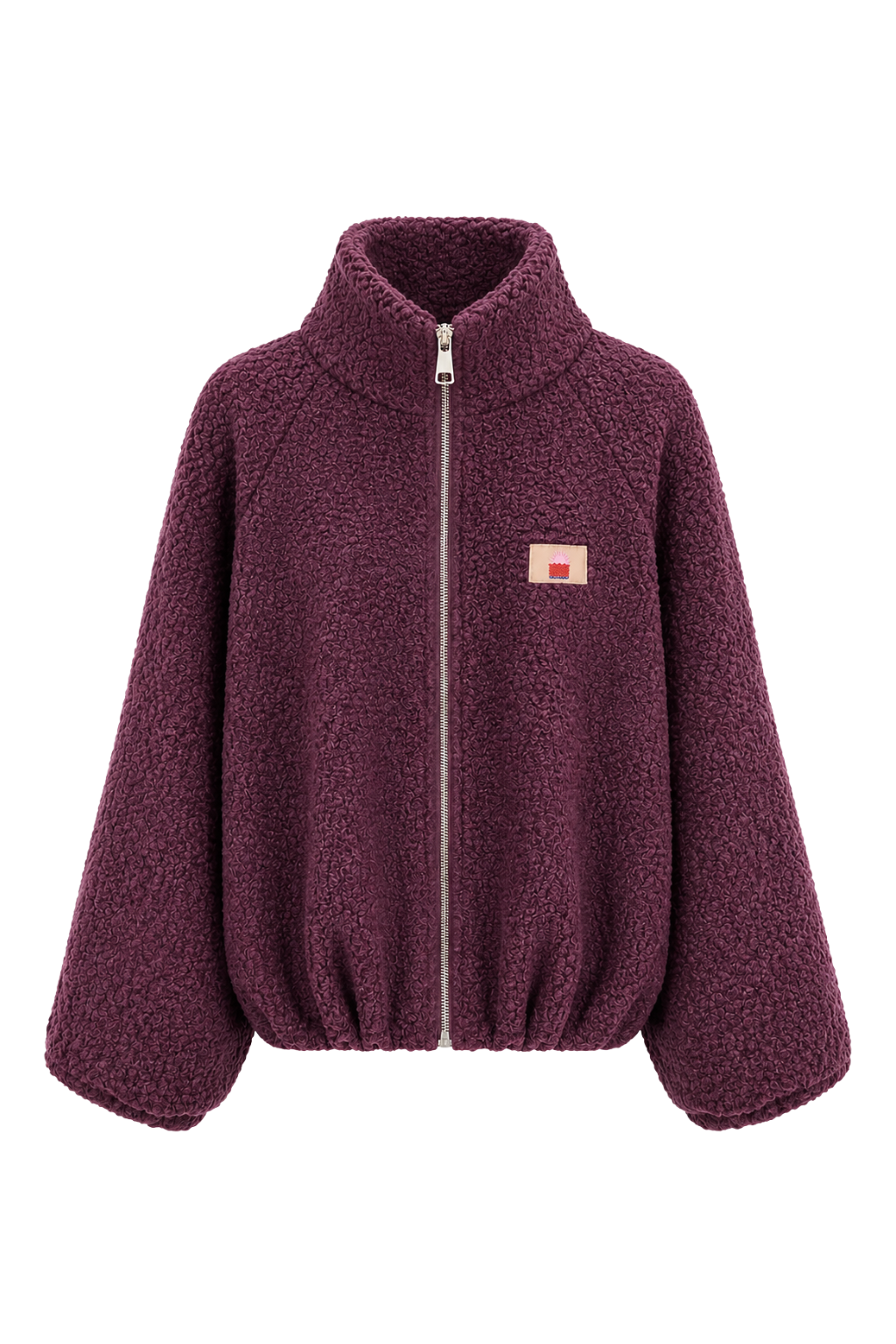 Teddy Jacke Love bordeaux, Gr. 34-42