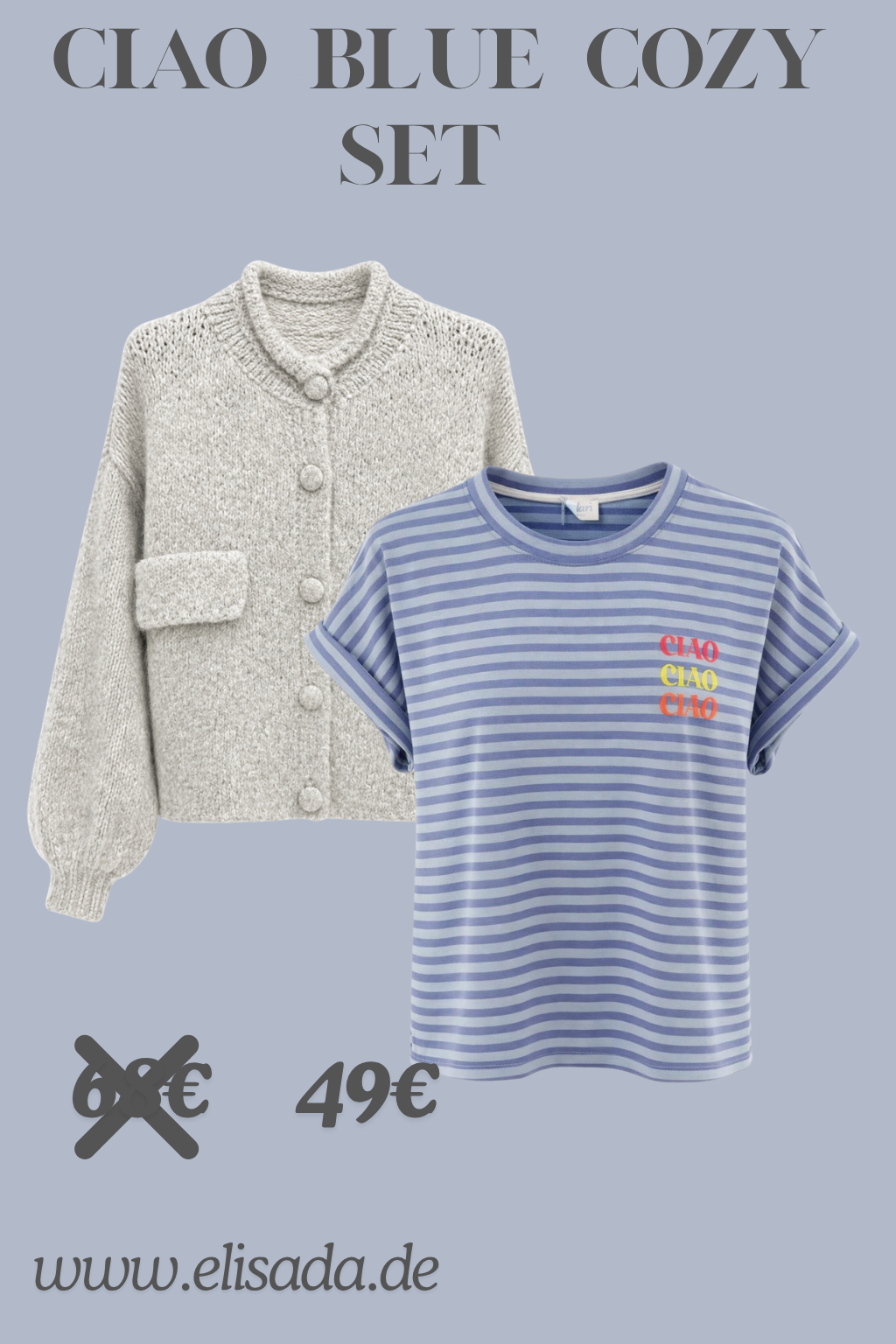 Ciao Blue Cozy Set, Gr. 34-42