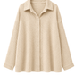 Musselin Oversize Bluse "Lina" beige, Gr. 38-44