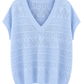 Strickshirt „Meeresbrise“ blau, Gr. 34-42