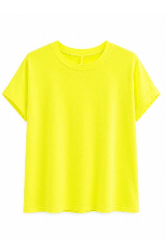 Neon Basic Shirt gelb, Gr. 36-42