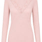 Longsleeve "Pure Romance" rosa, Gr. 34-38