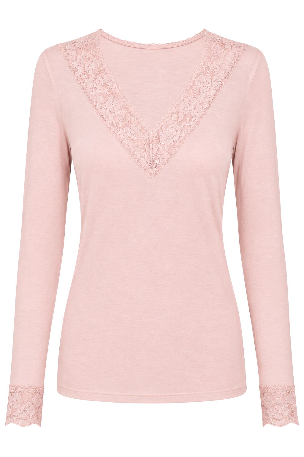 Longsleeve "Pure Romance" rosa, Gr. 34-38