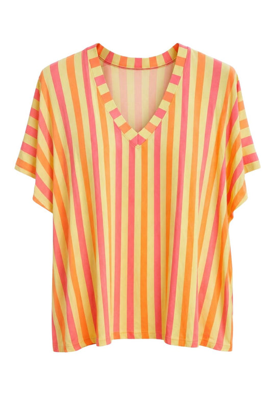 T-Shirt "Neon Stripes", Gr. 38-44