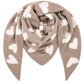 Wendeschal Herzen creme-taupe