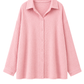Musselin Oversize Bluse "Lina" rosa, Gr. 38-44