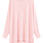 Oversize Pullover „Luna“ rosa, Gr. 38-46