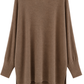 Oversize Pullover „Luna“ braun, Gr. 38-46