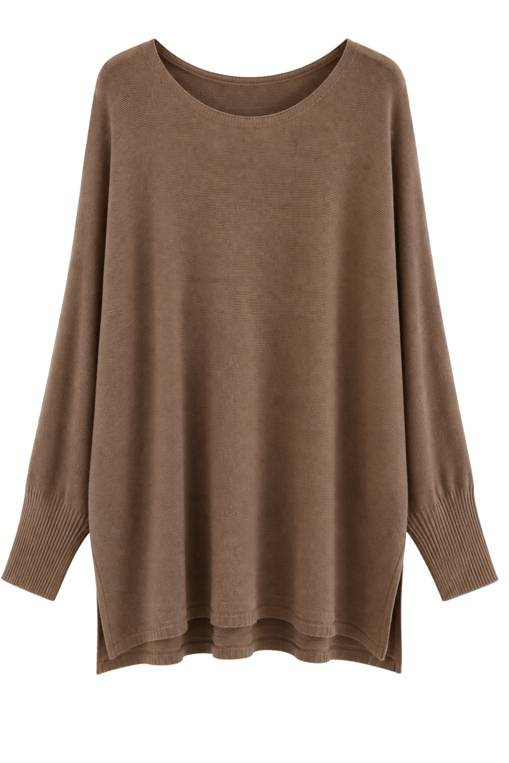 Oversize Pullover „Luna“ braun, Gr. 38-46