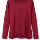 Mademoiselle Sweatshirt Butterstoff bordeaux, Gr. 36-42