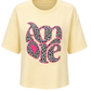 Shirt "Leo Love" gelb, Gr. 38-44