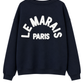 Sweatshirt "Le Marais" dunkelblau, Gr. 36-44