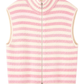 Strickweste "Candy Stripe" rosa/creme, Gr. 34-40
