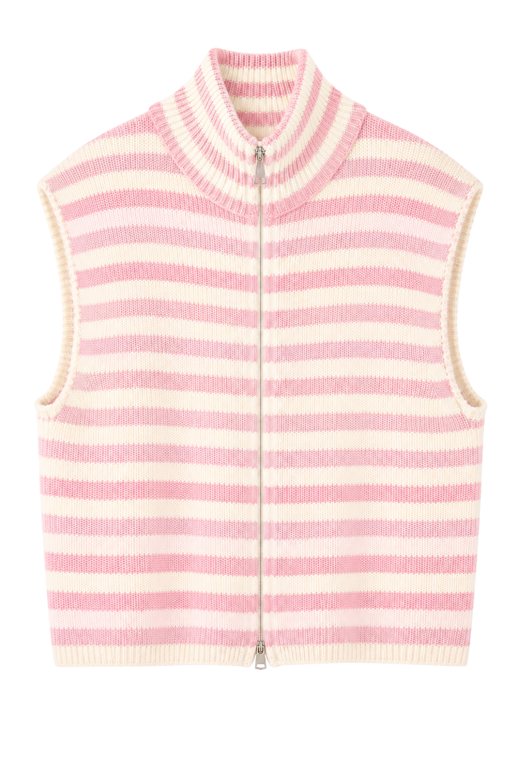 Strickweste "Candy Stripe" rosa/creme, Gr. 34-40