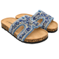 Pantolette Glam Stone dunkelblau, Gr. 36-41