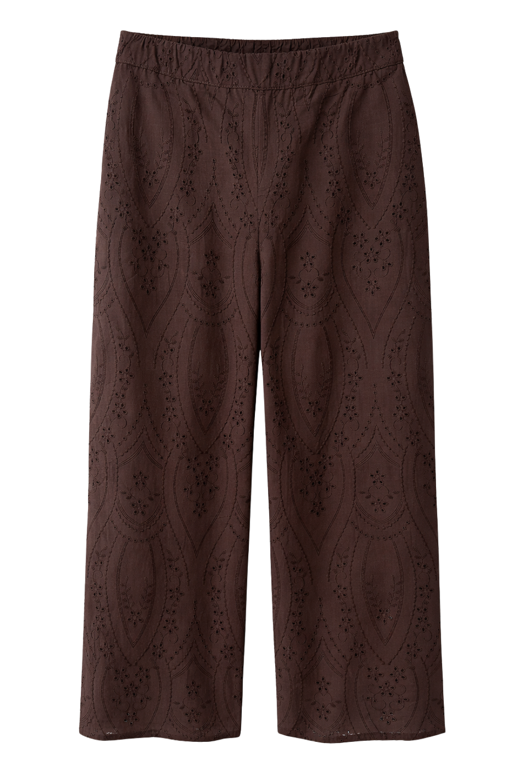 Spitzenhose braun, Gr. 36-40