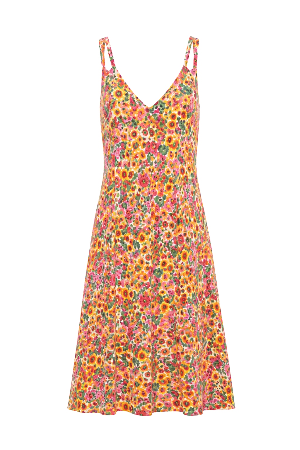Blütenwiese Midikleid, Gr. 36-42