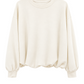 Ballon Pullover creme, Gr. 36-42