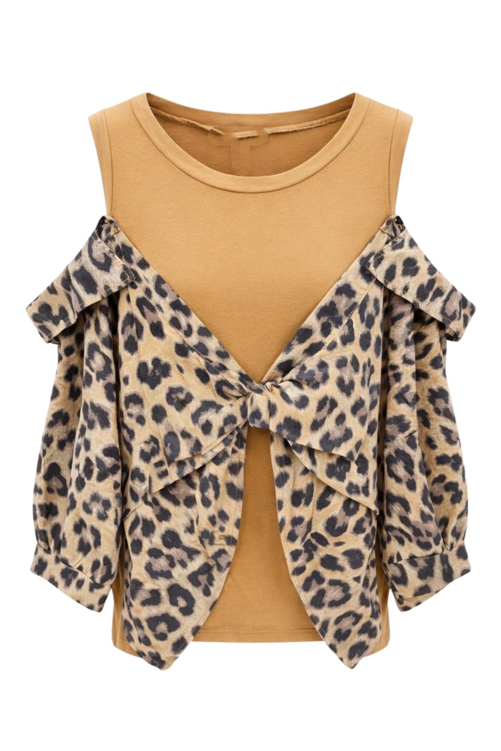Blusen-Shirt „Wild Romance“ camel, Gr. 36-42