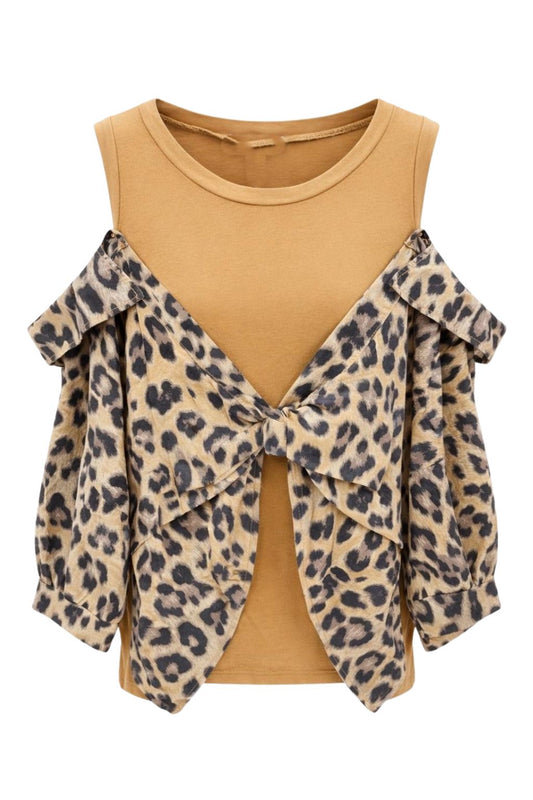 Blusen-Shirt „Wild Romance“ camel, Gr. 36-42