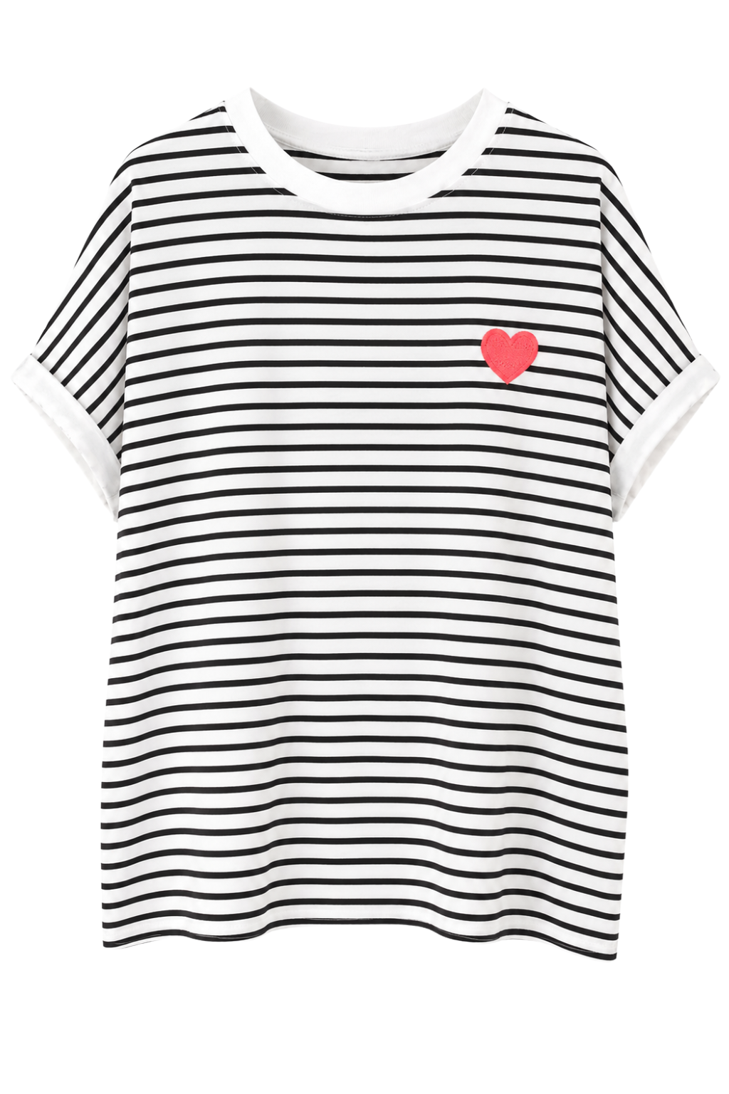 Shirt „Herzmoment“ schwarz, Gr. 34-40