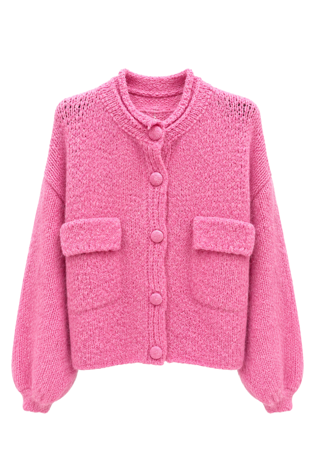 Strickjacke himbeere, Gr. 38-44